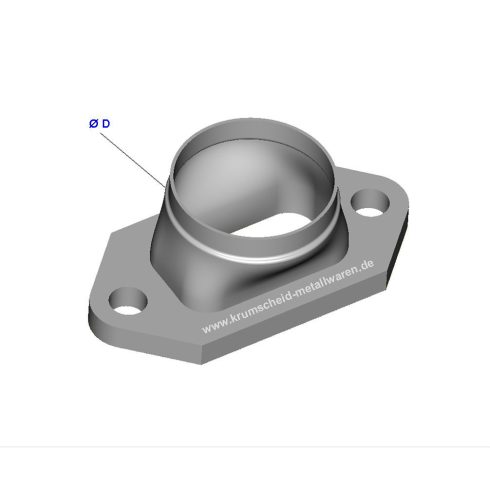 Krumscheid GP61/123 Kipufogó leömlő.