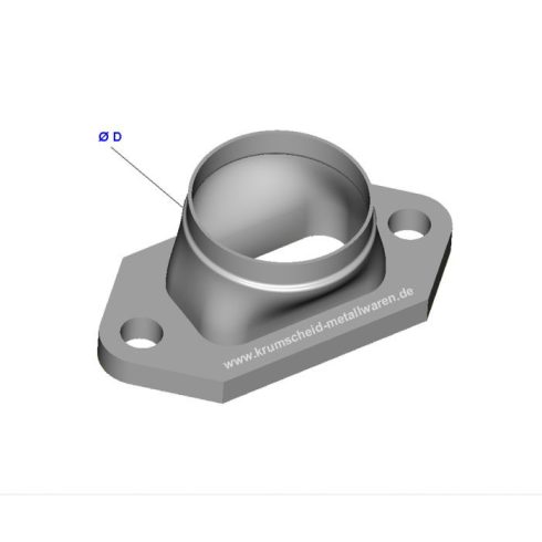 Krumscheid GP88/178 Kipufogó leömlő.