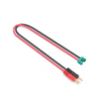   Pelikan Töltőkábel, 4mm-es Banándugó - MPX pap, 25cm AWG 12 (3,3mm2)