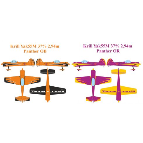 Krill Yak55M 37% 2,94m Full Composite ARF Kit. Magyarországra szállítással (Rendelhető!)