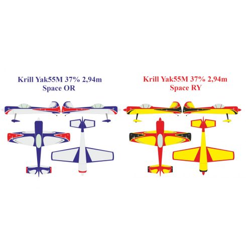 Krill Yak55M 37% 2,94m Full Composite ARF Kit. Magyarországra szállítással (Rendelhető!)