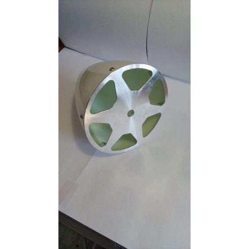 Krill Üvegszálas Fehér Orrkúp 125mm, Alu hátlap