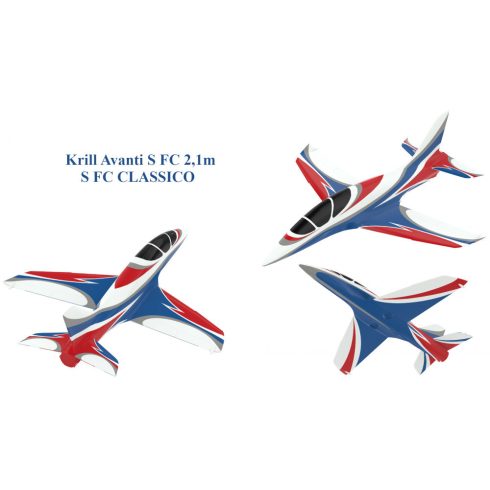 Krill Avanti S-FC 2,1m fesztáv, Full Composite ARF Kit. Magyarországra szállítással (Rendelhető!)