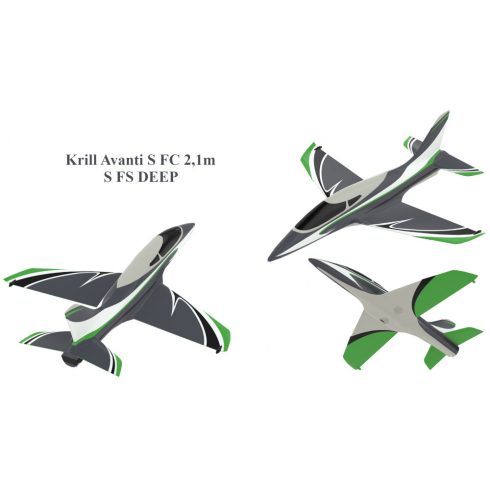 Krill Avanti S-FC 2,1m fesztáv, Full Composite ARF Kit. Magyarországra szállítással (Rendelhető!)