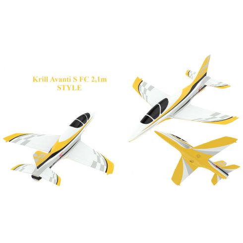 Krill Avanti S-FC 2,1m fesztáv, Full Composite ARF Kit. Magyarországra szállítással (Rendelhető!)