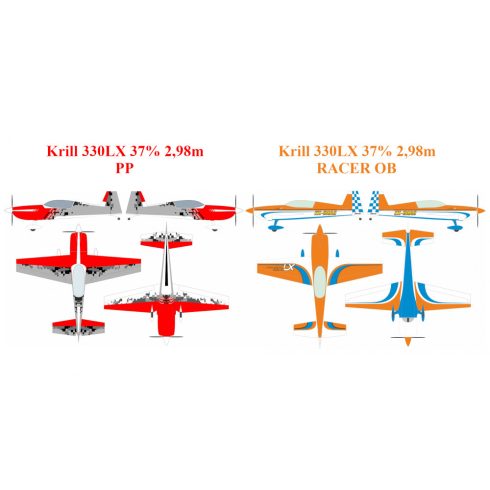 Krill Extra 330LX 37% 2,98m Full Composite ARF Kit. Magyarországra szállítással (Rendelhető!)