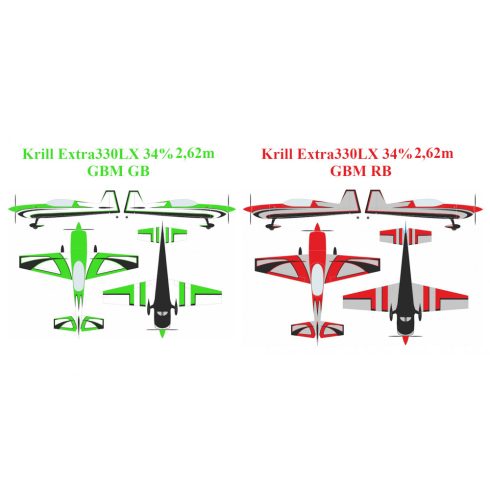 Krill Extra 330LX 34% 2,62m Full Composite ARF Kit. Magyarországra szállítással (Rendelhető!)
