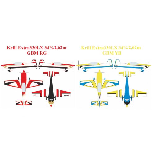 Krill Extra 330LX 34% 2,62m Full Composite ARF Kit. Magyarországra szállítással (Rendelhető!)