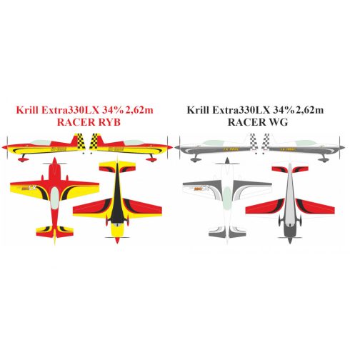Krill Extra 330LX 34% 2,62m Full Composite ARF Kit. Magyarországra szállítással (Rendelhető!)