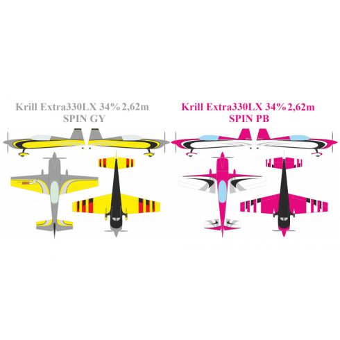 Krill Extra 330LX 34% 2,62m Full Composite ARF Kit. Magyarországra szállítással (Rendelhető!)
