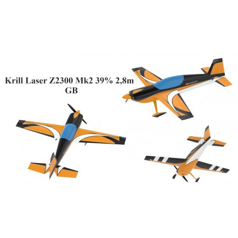Krill Laser Z-2300 MK2 39% 2,8m Full Composite ARF Kit. Magyarországra szállítással (Rendelhető!)