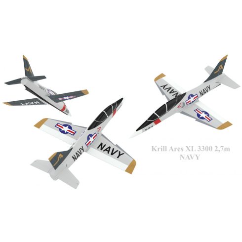 Krill AreS XL 2,7m fesztáv, Full Composite ARF Kit. Magyarországra szállítással (Rendelhető!)