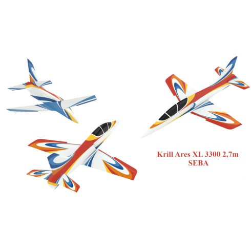 Krill AreS XL 2,7m fesztáv, Full Composite ARF Kit. Magyarországra szállítással (Rendelhető!)