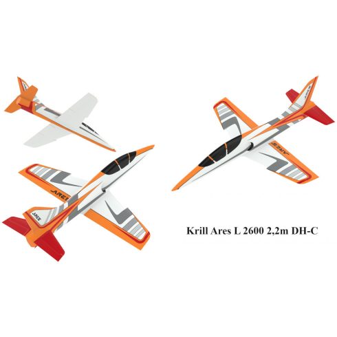 Krill AreS L  2,2m fesztáv, Full Composite ARF Kit. Magyarországra szállítással (Rendelhető!)