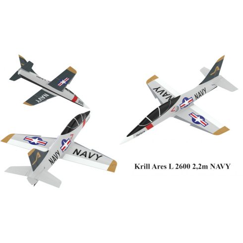 Krill AreS L  2,2m fesztáv, Full Composite ARF Kit. Magyarországra szállítással (Rendelhető!)