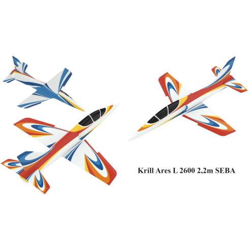 Krill AreS L  2,2m fesztáv, Full Composite ARF Kit. Magyarországra szállítással (Rendelhető!)