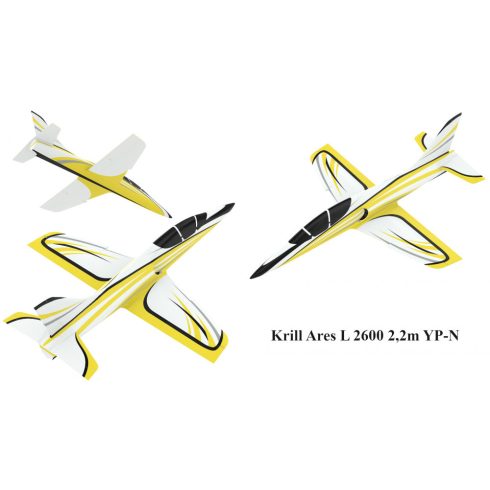 Krill AreS L  2,2m fesztáv, Full Composite ARF Kit. Magyarországra szállítással (Rendelhető!)