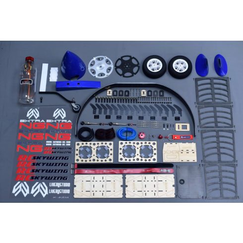 Skywing Rc Extra Ng V2 104" (2641mm), Narancs/Kék/Fehér, ARF Szett.