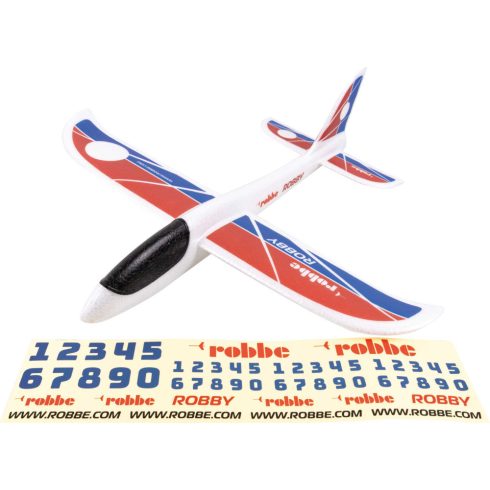 Robbe Robby Vitorlázó, EPP, 480mm fesztáv (piros-fehér-kék)