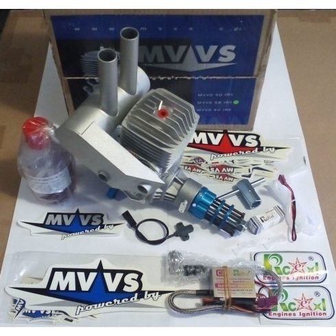 MVVS 58 IRS Rcexl Gyújtással, MVVS által gyártatott porlasztóval, Normál vagy Pitts Kipufogóval