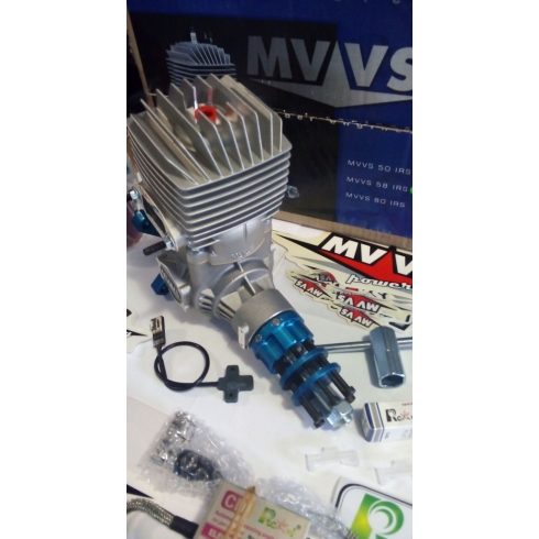 MVVS 58 IRS Rcexl Gyújtással, MVVS által gyártatott porlasztóval, Normál vagy Pitts Kipufogóval