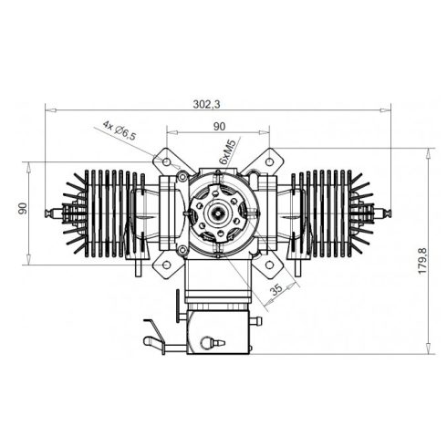 MVVS 116 NP, MVVS által gyártatott porlasztóval + Normál kipufogó