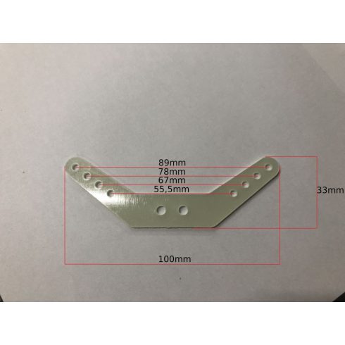 Pilo Rc Oldalkormány emelőkar, 30-50cc