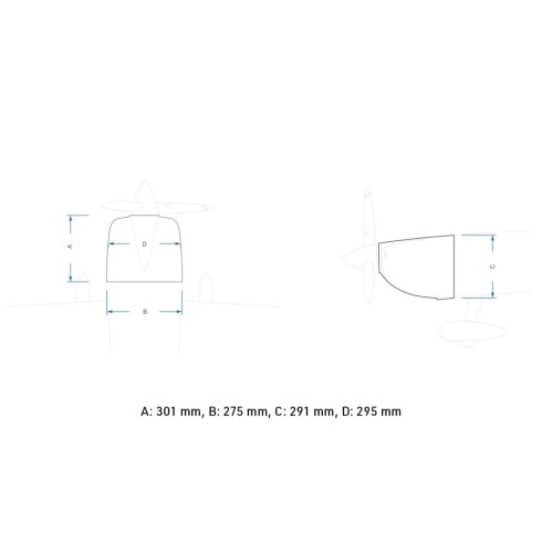Pilot-RC Slick 89” (2,26 m) - színséma 03 (Fehér/Piros/Kék) ARF szett.