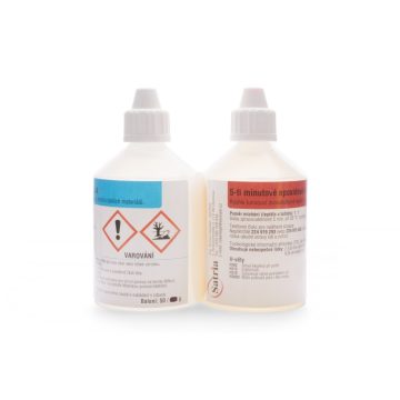 Satria 5 perces Epoxy 2 komponesű ragasztó ,2x50g
