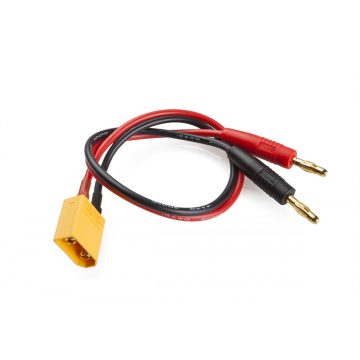   Pelikan töltőkábel, 4mm-es Banándugó - XT90, 25cm hosszú AWG 12 (3,3mm2)