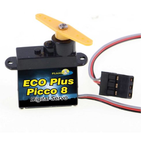 Planet-Hobby Eco Plus Picco Digitális Fémfogas Szervó. (6V/1,6Kg/0,07sec)