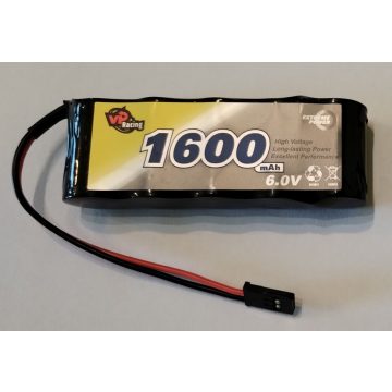   VP Racing Nimh 5 cella 6V/1600mA akkumulátor, JR csatlakozóval
