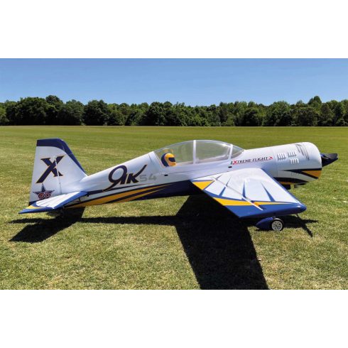 Extreme Flight YAK-54 EXP 85" (2160mm) Fehér-Kék, ARF Kitt.