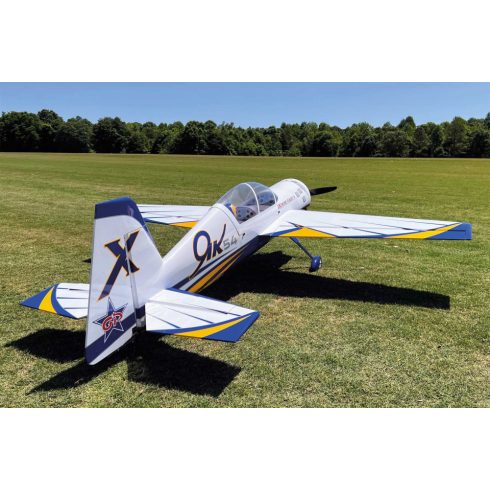 Extreme Flight YAK-54 EXP 85" (2160mm) Fehér-Kék, ARF Kitt.