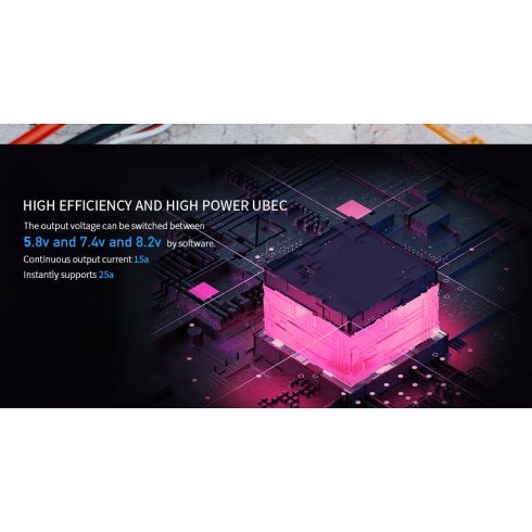 T-Motor AM116A 3-8s/116A, UBEC 5,8V, 7,4V, 8,2V 15/25A, Brushless Szabályzó.