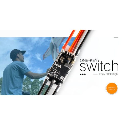 T-Motor AM16A 2-4s/16A, 5,6V/4A BEC, 3/4D Brushless Szabályzó.