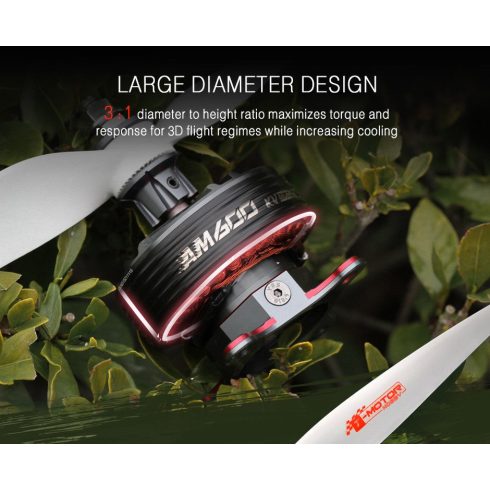 T-Motor AM600 555KV, 60"-64" 3D Airplane Brushless Motor.