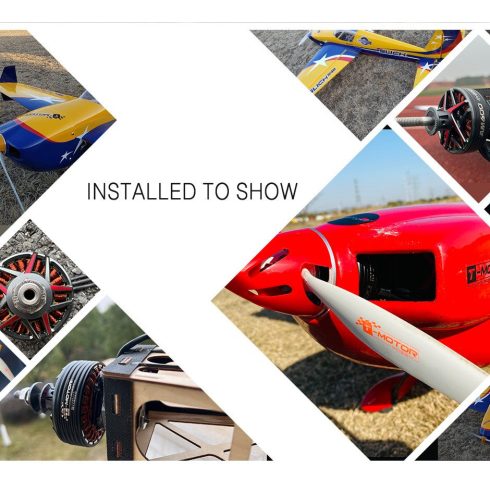 T-Motor AM600 555KV, 60"-64" 3D Airplane Brushless Motor.