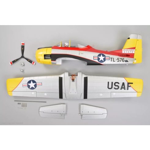 Arrows Rc T-28 Trojan, 1100mm, PNP Szett, Elekrtomos behúzható futóművel.