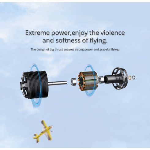 T-Motor AS2820 1050KV Long Shaft Brushless Motor.
