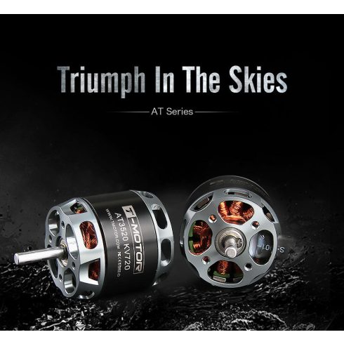 T-Motor AT3520 550KVKV 3D Long Shaft (6s) Brushless Motor.