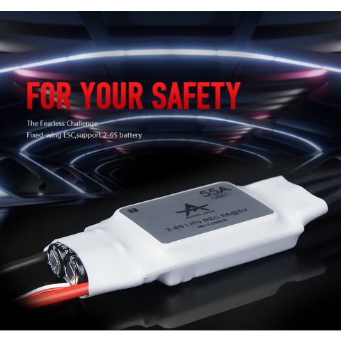 T-Motor AT55A 2-6s/55A, 5V/5A UBEC, Brushless Szabályzó.