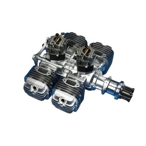 DLE222 Motor Gyújtással, Normál kipufogóval.