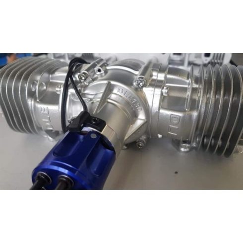 DLE 130 Motor Gyújtással, Normál kipufogóval.