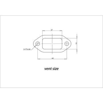 DLE 55/111 kipufogó tömítés