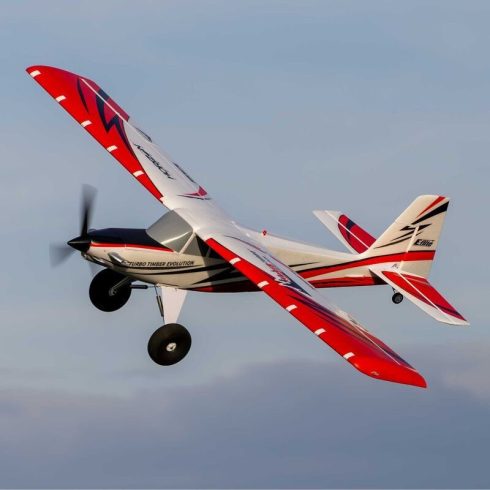 E-flite - Turbo Timber Evolution 1500mm BNF Basic Szett, Úszótalppal Spektrum vevővel.