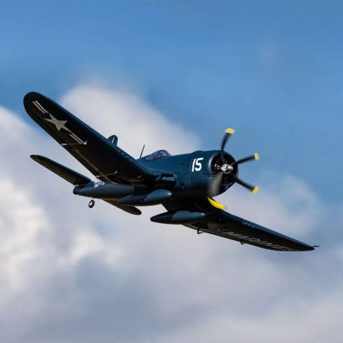 E-Flite  F4U-4 Corsair 1,22m BNF Basic Szett, Spektrum Vevővel.
