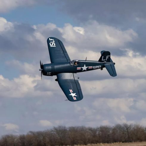 E-Flite  F4U-4 Corsair 1,22m BNF Basic Szett, Spektrum Vevővel.