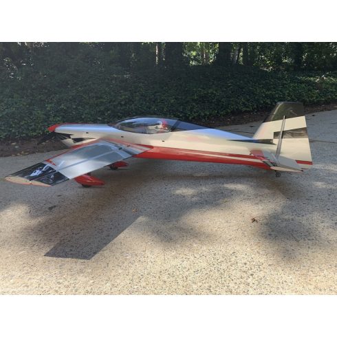 Extreme Flight Extra Ng 104" Piros/Ezüst ARF Szett.