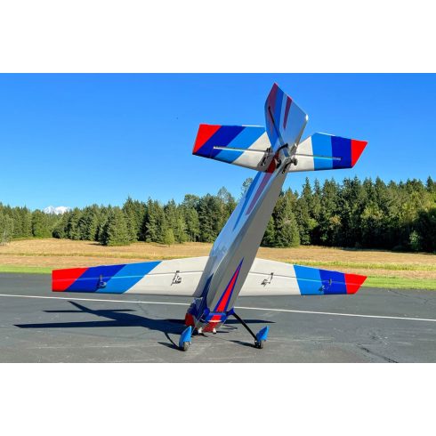 Extreme Flight Laser 104" V2 Piros/Fehér/Kék, ARF Szett.